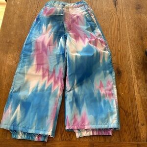 The Children’s Place Blue and Pink Ski Snow Pants Bottoms, Girls Sz 4